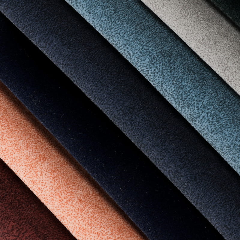 Fabrik perabot sofa velvet mosha yang halus